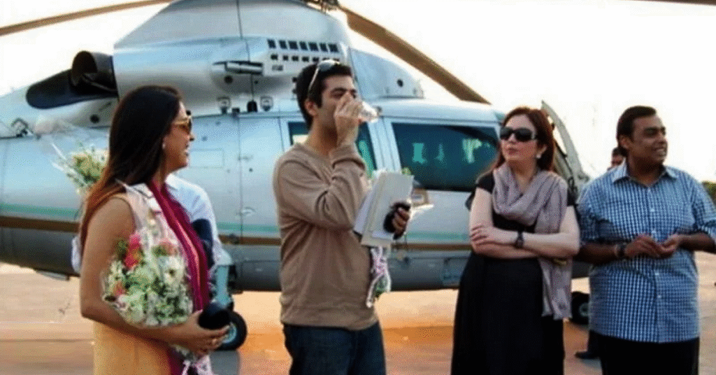mukesh ambani helicopter 