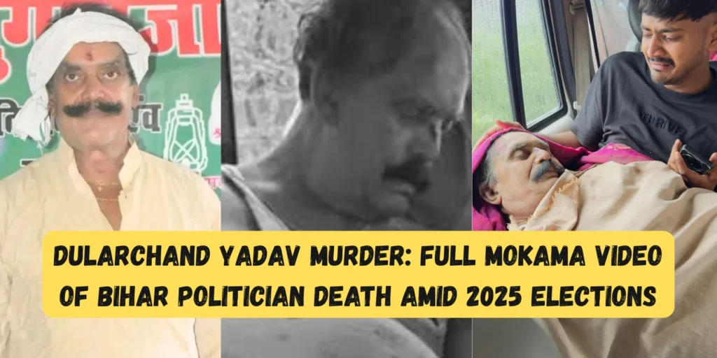 Dularchand Yadav Murder: Full Mokama Video of Bihar Politician Death Amid 2025 Elections